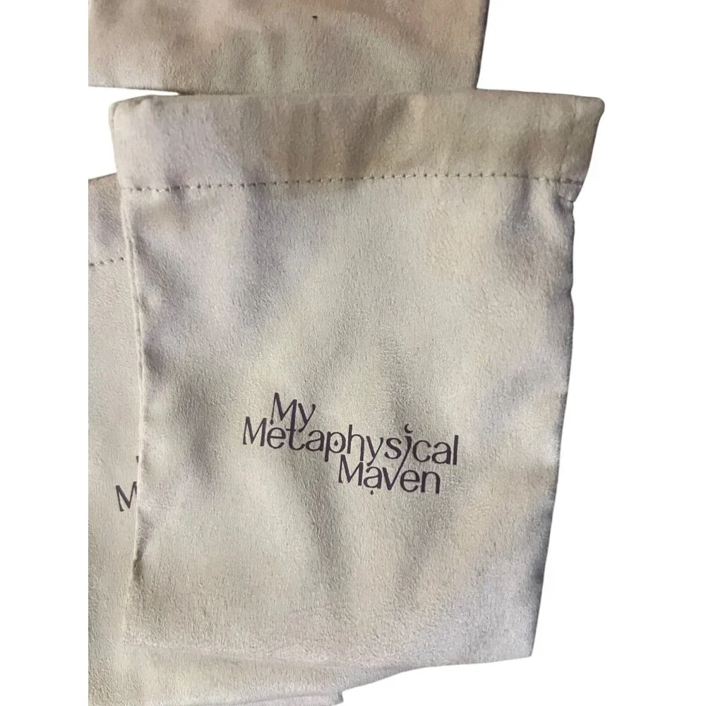 Fabric Bags Used Small Drawstring Lot of 30 Small 2 Colors 4